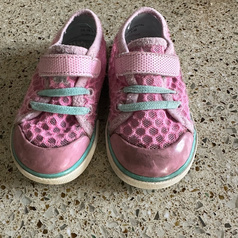 See Kai Run Pink Kids Shoes with Velcro Straps